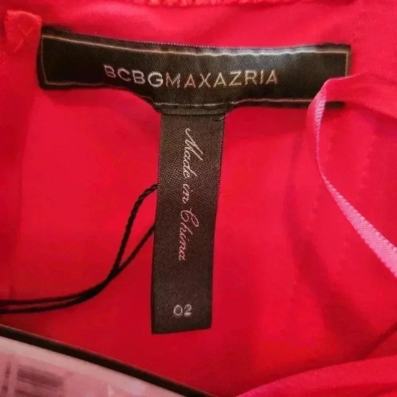 BCBG MAXAZRIA Gorgeous Red Strapless Convertible Homecoming Prom Dress, Size 2 - Picture 13 of 16
